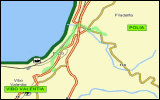 Mappa stradale di Polia