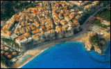 Foto panoramica di Tropea